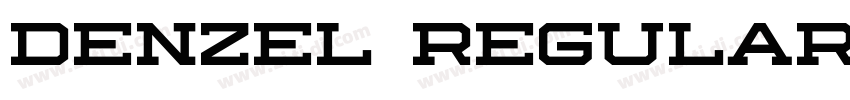 Denzel Regular字体转换
